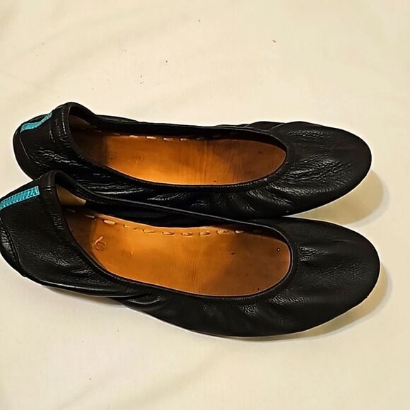 Tieks Shoes - - Tieks By Gavrieli Matte Black Leather Classic Ballet Flats • Size 10 •…